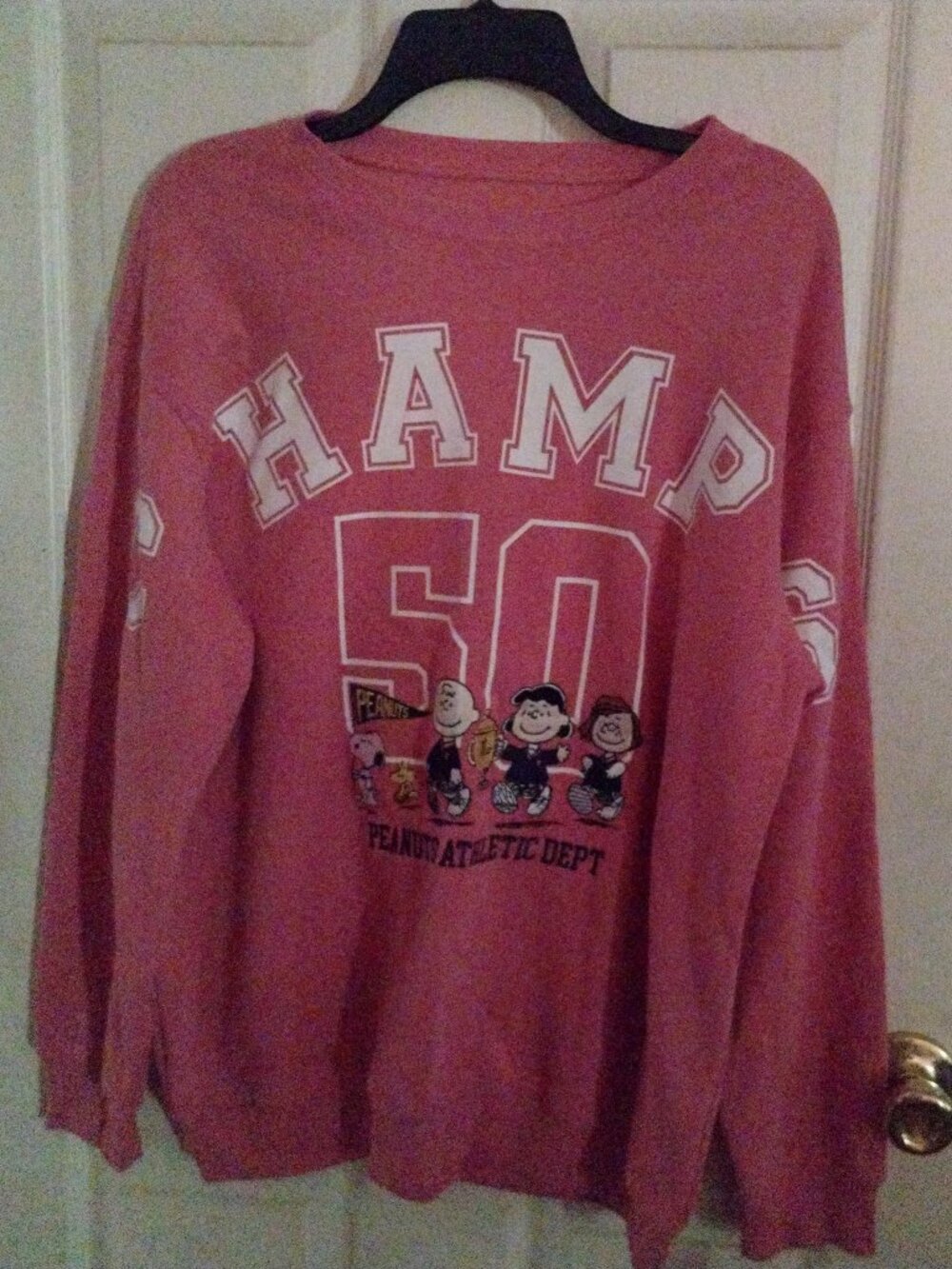 Peanuts( Hybrid) women's pink sweatshirt